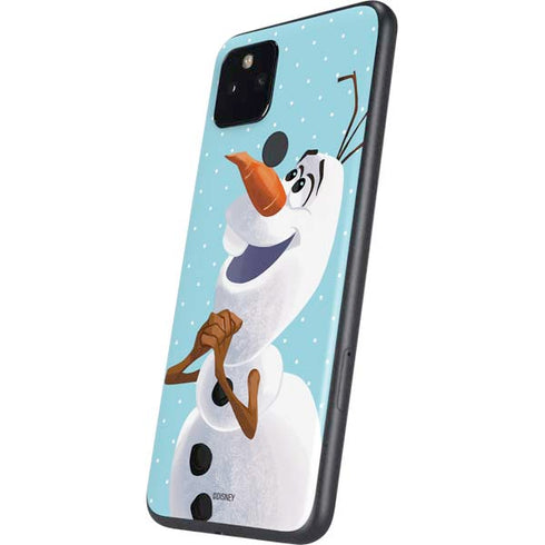 Disney Frozen Olaf Polka Dots Google Pixel 5a Skin